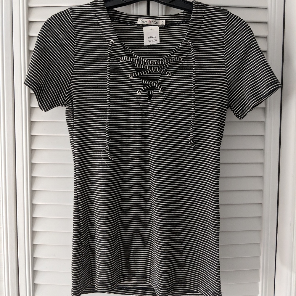 Stripped Tee Shirt.